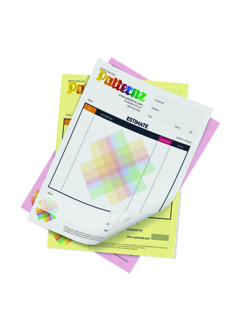 Print 8.5" x 11" 3-Part NCR (Carbonless) Forms
